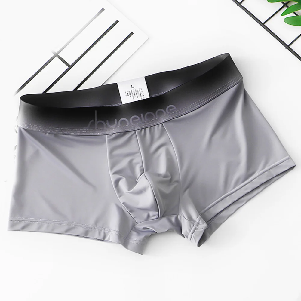 Men Trunks Gradient Ice Silk Underwear U Convex Pouch Boxer Briefs Middle Waist Flex Waistband Colorful Quick Dry Panties
Men Trunks Gradient Ice Silk Underwear U Convex Pouch Boxer Briefs Middle Waist Flex Waistband Colorful Quick Dry Panties