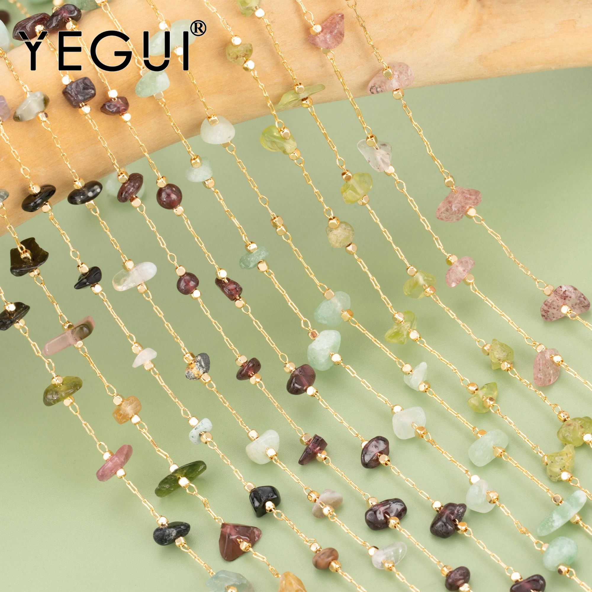 YEGUI C289,diy chain,pass REACH,nickel free,18k gold plated,copper,natural stone,jewelry making,diy bracelet necklace,1m/lot
YEGUI C289,diy chain,pass REACH,nickel free,18k gold plated,copper,natural stone,jewelry making,diy bracelet necklace,1m/lot