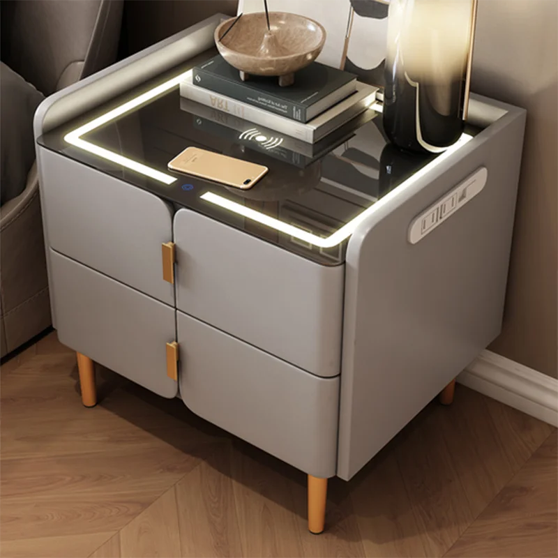 Wireless Mobile Smart Nightstands Light Luxury Bedroom Closets Modern Solid Wood Night Stand cajones Library Furniture GGP
Wireless Mobile Smart Nightstands Light Luxury Bedroom Closets Modern Solid Wood Night Stand cajones Library Furniture GGP