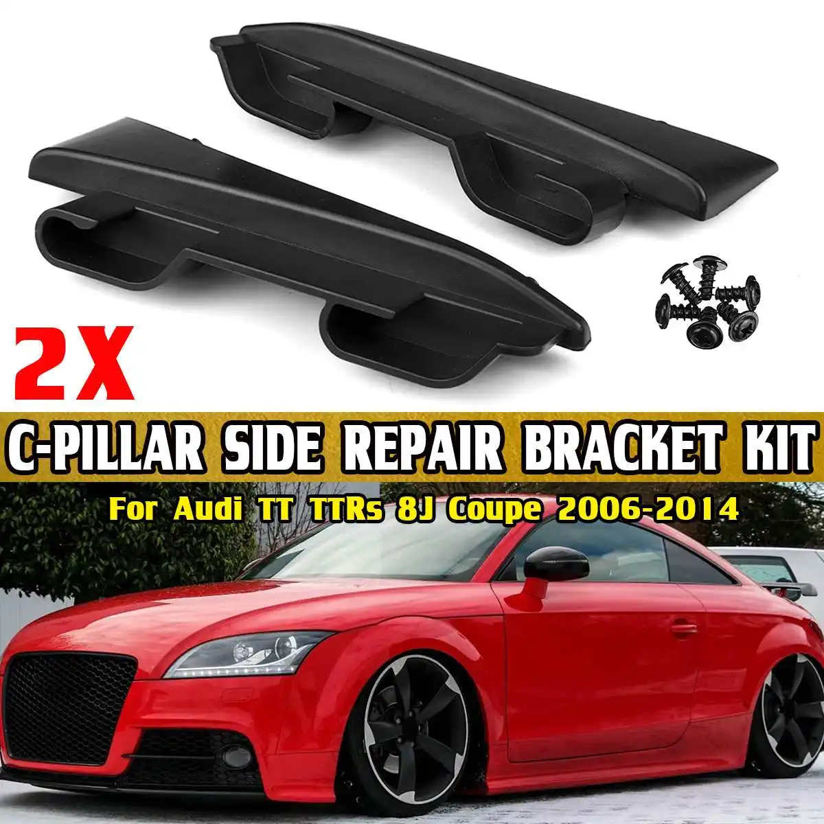 ABS 2xCar Rear Trunk Parcel Shelf Luggage Cover C-Pillar Side Bracket Repair Kit For Audi TT TTRs 8J Coupe 2006-2014 8J8898283
ABS 2xCar Rear Trunk Parcel Shelf Luggage Cover C-Pillar Side Bracket Repair Kit For Audi TT TTRs 8J Coupe 2006-2014 8J8898283