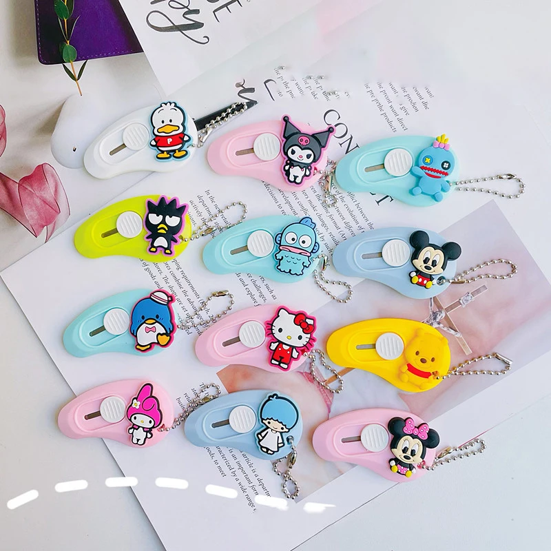 Kawaii Sanrio Kuromi Hobby Knife Anime My Melody Cute Hello Kitty Cinnamoroll Cartoon Girly Heart Bag Pendant Toy for Girls
Kawaii Sanrio Kuromi Hobby Knife Anime My Melody Cute Hello Kitty Cinnamoroll Cartoon Girly Heart Bag Pendant Toy for Girls