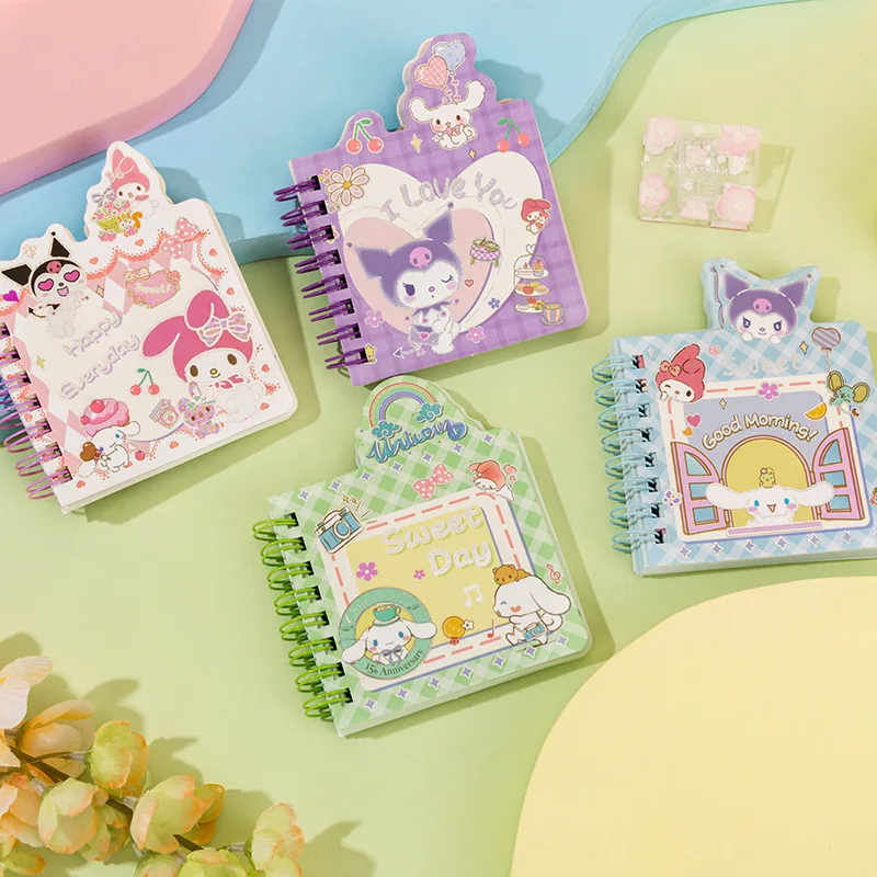 20pcs Sanrio My Melody Kuromi A7 Flip Coil Notebook Cartoon Pattern Portable Mini Note Book Student Homework Notepad Wholesale
20pcs Sanrio My Melody Kuromi A7 Flip Coil Notebook Cartoon Pattern Portable Mini Note Book Student Homework Notepad Wholesale