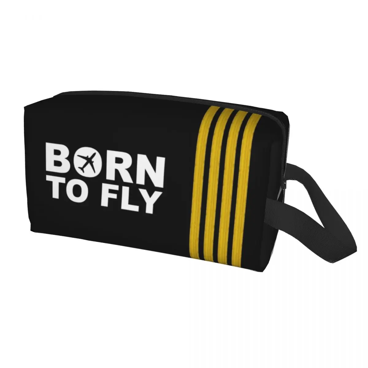 Born To Fly Captain Stripes Flight Pilot Toiletry Bag Aviation Aviator Airplane Makeup Cosmetic Organizer Storage Dopp Kit Case
Born To Fly Captain Stripes Flight Pilot Toiletry Bag Aviation Aviator Airplane Makeup Cosmetic Organizer Storage Dopp Kit Case