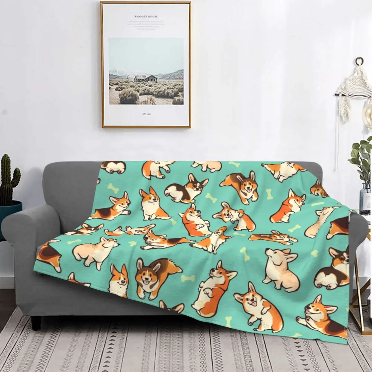 Jolly Corgis In Green Blanket Dog Pet Puppy Animal Plush Thick Soft Flannel Fleece Throw Blanket For Sofa Bedspread Cover Travel
Jolly Corgis In Green Blanket Dog Pet Puppy Animal Plush Thick Soft Flannel Fleece Throw Blanket For Sofa Bedspread Cover Travel