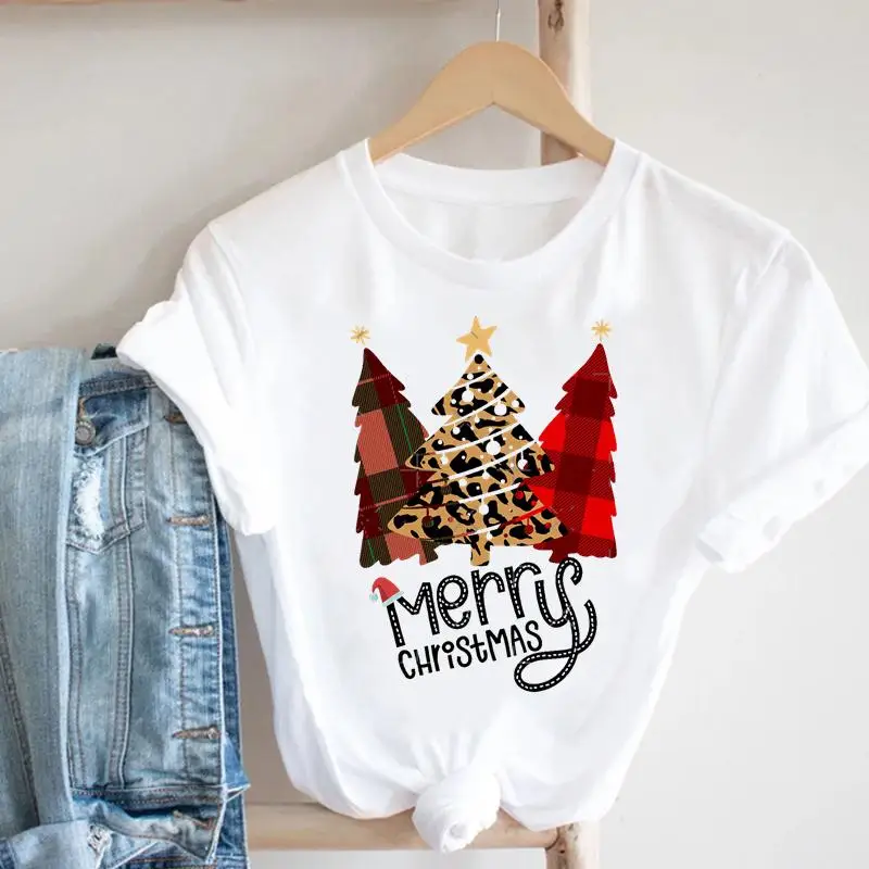 Merry Christmas Tree Plaid New 90s Cute Women New Year Trend T-shirts Cartoon Fashion Tshirt Holiday Top Travel Graphic Tee
Merry Christmas Tree Plaid New 90s Cute Women New Year Trend T-shirts Cartoon Fashion Tshirt Holiday Top Travel Graphic Tee