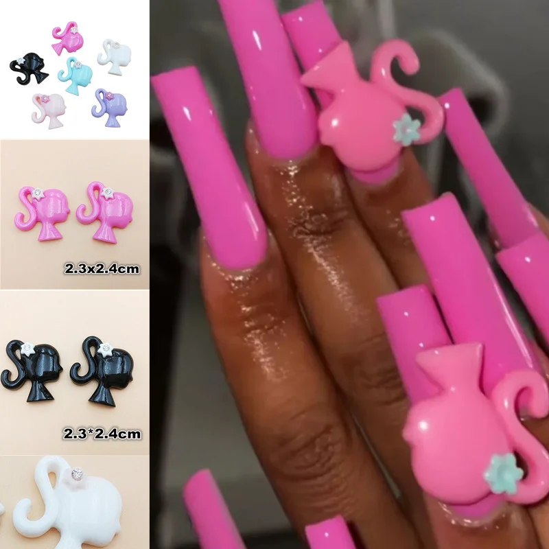 20pcs Trendy Resin Nail Charms Decorations 2.3*2.4cm Kawaii Accessories For Nails Mix Colors Sparkle Girl DIY Manicure Jewelry
20pcs Trendy Resin Nail Charms Decorations 2.3*2.4cm Kawaii Accessories For Nails Mix Colors Sparkle Girl DIY Manicure Jewelry