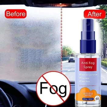 30/60ml Car Anti-fogging Spray Agent Window Rearview Mirror Waterproof Nano Coating Glasses Lens Anit-fog Agent