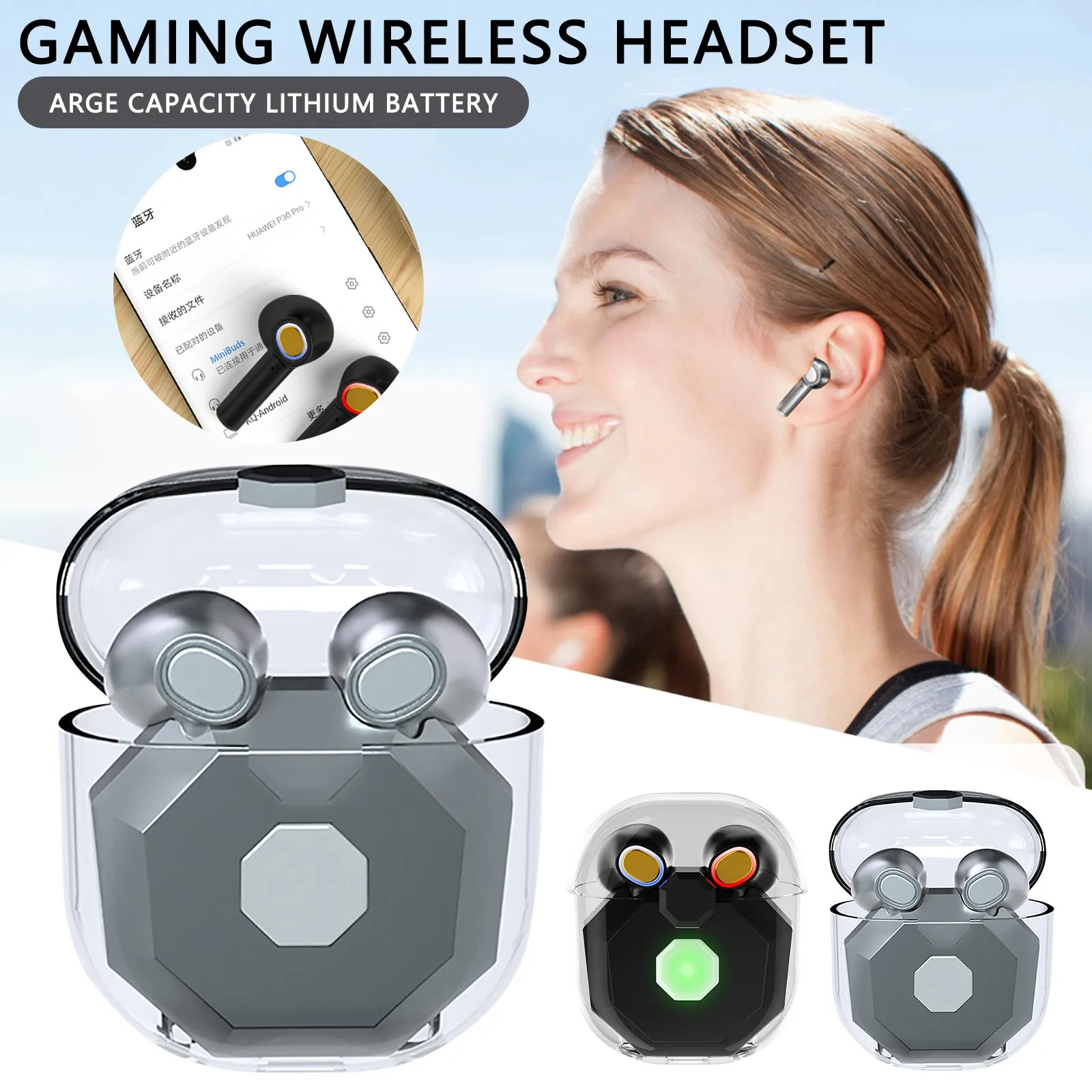 Nan03 TWS Bluetooth Earphones HD 9D Stereo Earbuds With Charging Box Sports Gaming Headsets New Wireless Headphone For Phone
Nan03 TWS Bluetooth Earphones HD 9D Stereo Earbuds With Charging Box Sports Gaming Headsets New Wireless Headphone For Phone