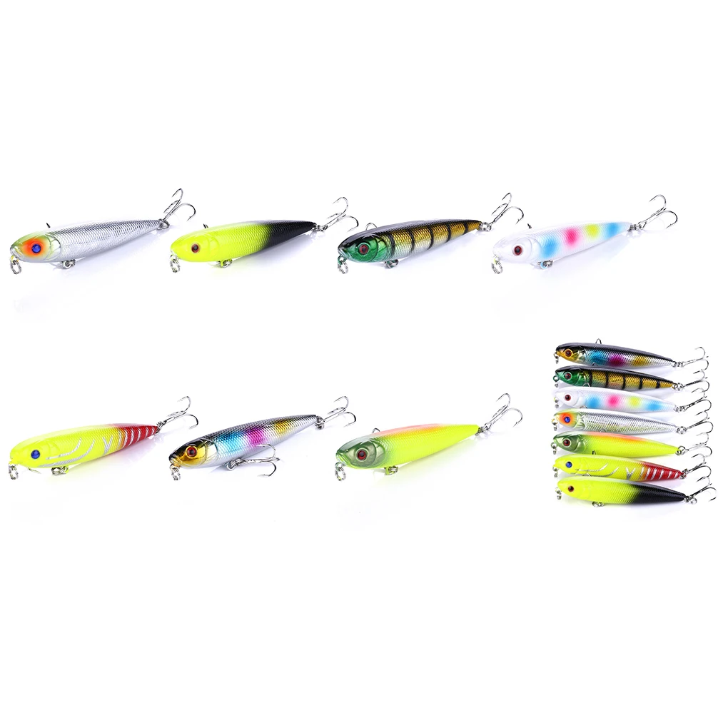 1pcs/7pcs 3D Eyes Hooks Simulation Fish Hard Bait Deep Sea Bass Fishing Tackle Aritificial Lures
1pcs/7pcs 3D Eyes Hooks Simulation Fish Hard Bait Deep Sea Bass Fishing Tackle Aritificial Lures