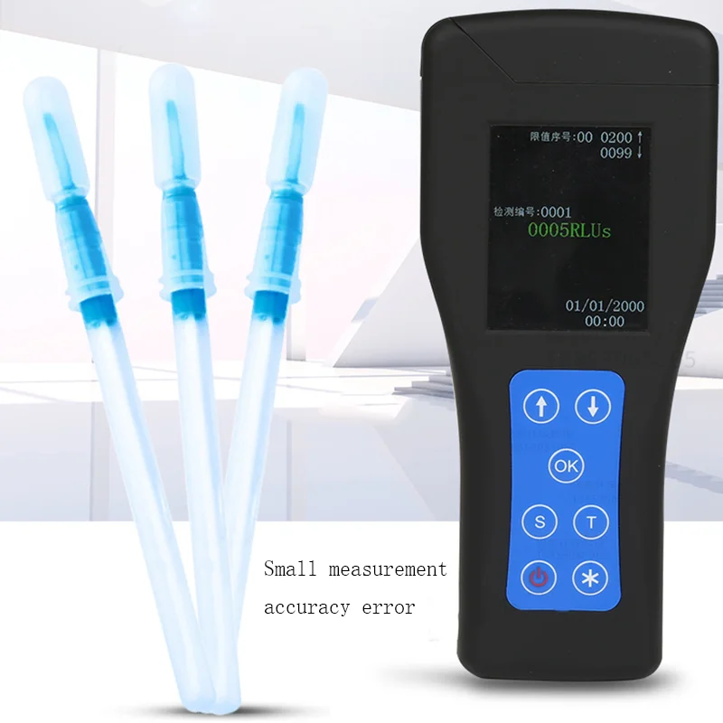 Fluorescence Detection Microorganism Rapid Instrument Detection Stick Handheld Cleanliness Bacteria Detector Swab
Fluorescence Detection Microorganism Rapid Instrument Detection Stick Handheld Cleanliness Bacteria Detector Swab