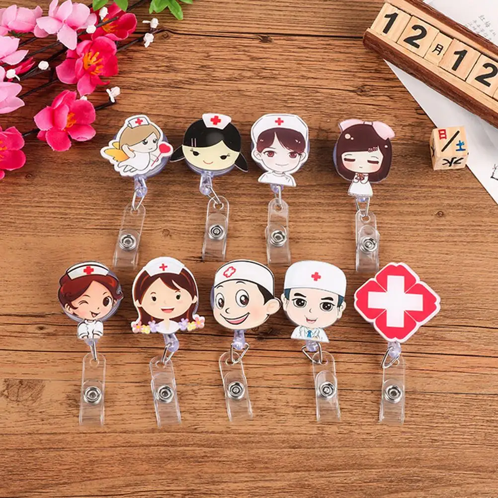 1Pcs Cartoon Hospital Nurse Badge Easy To Pull Buckle ID Logo Lanyard / IC Card Badge Reel Holder Name Escolar Papelaria Gift
1Pcs Cartoon Hospital Nurse Badge Easy To Pull Buckle ID Logo Lanyard / IC Card Badge Reel Holder Name Escolar Papelaria Gift