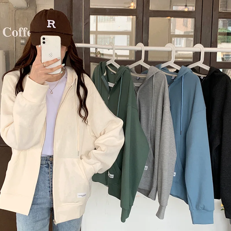 Zip Up Hoodie Sweatshirt Sport Coat Pullover Long Sleeve Autumn Casual Oversized Hoodie Jacket Loose Streetwear Y2K Pullover
Zip Up Hoodie Sweatshirt Sport Coat Pullover Long Sleeve Autumn Casual Oversized Hoodie Jacket Loose Streetwear Y2K Pullover
