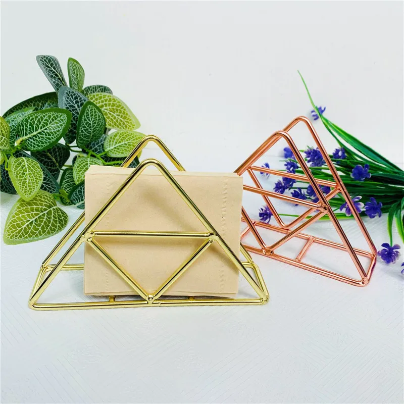 Napkin Holder Metal Triangle Paper Stand Tissue Dispenser Luxury Retro Rose Gold Table Decoration Freestanding Home Decor
Napkin Holder Metal Triangle Paper Stand Tissue Dispenser Luxury Retro Rose Gold Table Decoration Freestanding Home Decor