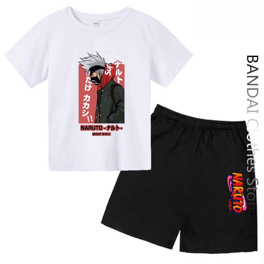 Kids Kakashi Clothes Boys Naruto Tshirt Sets Shorts Summer Pokemon Cotton T-shirt Men Women Tracksuit Anime Girls Clothing
Kids Kakashi Clothes Boys Naruto Tshirt Sets Shorts Summer Pokemon Cotton T-shirt Men Women Tracksuit Anime Girls Clothing
