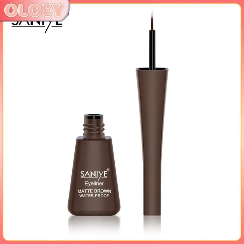 

Black Brown High Quality Professional Makeup Liquid Eyeliner Ultra-fine Brush Eye Eyeliner Eyelid Enhancer Beauty Health Matte