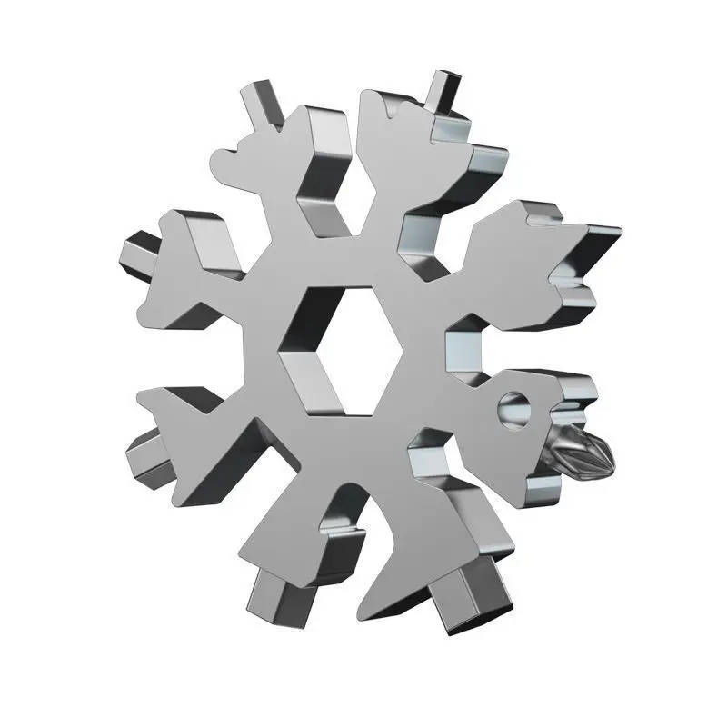 18 In 1 Snowflake Snowflake Wrench Tool Hex Wrench Multifunctional Camping Outdoor Survival Bottle Opener Screwdriver
18 In 1 Snowflake Snowflake Wrench Tool Hex Wrench Multifunctional Camping Outdoor Survival Bottle Opener Screwdriver