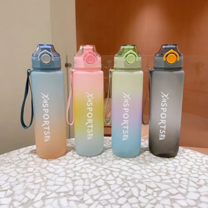 1L Big Water Bottle with Time Marker BPA Free Tritan Plastic For Hydrate,Fast Flow &Straw Lid, Best Choice for Cycling
1L Big Water Bottle with Time Marker BPA Free Tritan Plastic For Hydrate,Fast Flow &Straw Lid, Best Choice for Cycling