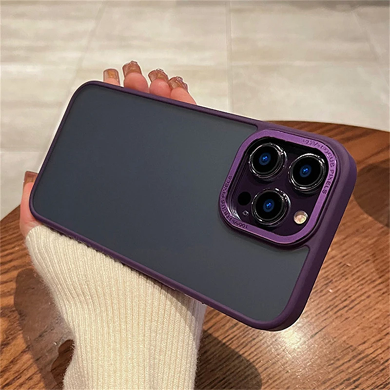 Luxury Armor Shockproof Matte Acrylic Clear Case For iPhone 14 Plus 14 13 12 Pro Max 14 Pro Metal Lens Protective Hard Cover
Luxury Armor Shockproof Matte Acrylic Clear Case For iPhone 14 Plus 14 13 12 Pro Max 14 Pro Metal Lens Protective Hard Cover