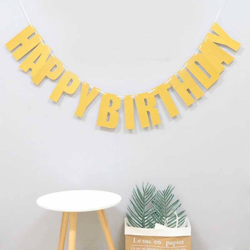 Happy Birthday Letter Pull Flag Laser Children's Happy Birthday Banner Party Background Atmosphere Decoration Bunting Supplies
Happy Birthday Letter Pull Flag Laser Children's Happy Birthday Banner Party Background Atmosphere Decoration Bunting Supplies