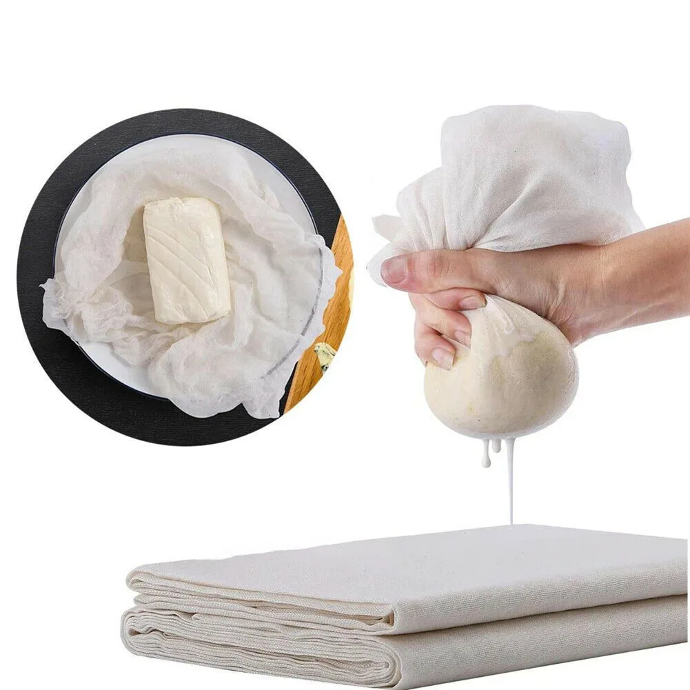 Mesh Cotton Filter Cheesecloth Food Grade Reusable Muslin Butter Filter Net Cloth Yogurt Tea Beer Coffee Oil Filter Strainers
Mesh Cotton Filter Cheesecloth Food Grade Reusable Muslin Butter Filter Net Cloth Yogurt Tea Beer Coffee Oil Filter Strainers