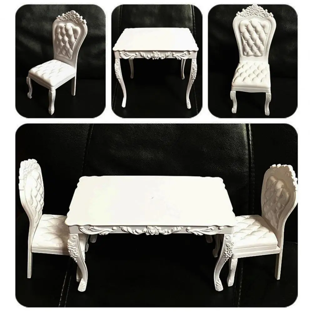 Plastic 1Set Funny Mini Dollhouse Table Chair Portable Mini Table Chair Exquisite for Early Development
Plastic 1Set Funny Mini Dollhouse Table Chair Portable Mini Table Chair Exquisite for Early Development