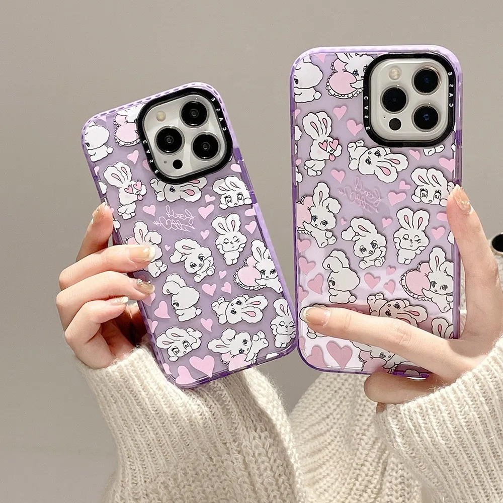 Cartoon Cute Rabbit Clear Phone Case For iPhone 14 13 12 11 Pro Max Mini XR XS MAX 8 X 7 SE 2020 Lady Girl Shockproof Soft Shell
Cartoon Cute Rabbit Clear Phone Case For iPhone 14 13 12 11 Pro Max Mini XR XS MAX 8 X 7 SE 2020 Lady Girl Shockproof Soft Shell