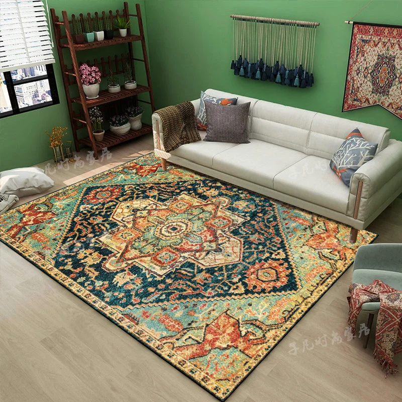 Ethnic Style Living Room Coffee Table Carpet Abstract Retro Domestic Blanket Bedroom Bedside Mats
Ethnic Style Living Room Coffee Table Carpet Abstract Retro Domestic Blanket Bedroom Bedside Mats