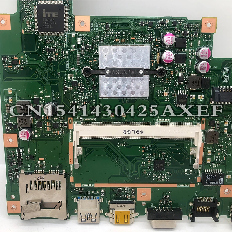 Материнская плата Dinzi X553MA для ноутбука N3530 N3540 N2830 N2840 ASUS X503M X553M F553M материнская 100%