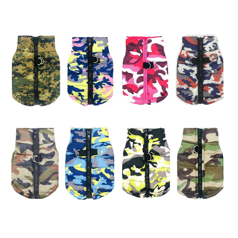 Winter Dog Clothes Thickened Dog Clothes Autumn Winter Cotton Padded Jacket Pet Vest Camouflage Waterproof and Warm
Winter Dog Clothes Thickened Dog Clothes Autumn Winter Cotton Padded Jacket Pet Vest Camouflage Waterproof and Warm