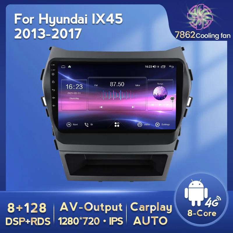 Автомагнитола MEKEDE, 8 ядер, 8 + 128 ГГц, DVD-плеер для Hyundai IX45 Santa Fe 2013-2017, стерео головное устройство DSP carplay BT SWC Wi-Fi NODVD 2din
Автомагнитола MEKEDE, 8 ядер, 8 + 128 ГГц, DVD-плеер для Hyundai IX45 Santa Fe 2013-2017, стерео головное устройство DSP carplay BT SWC Wi-Fi NODVD 2din