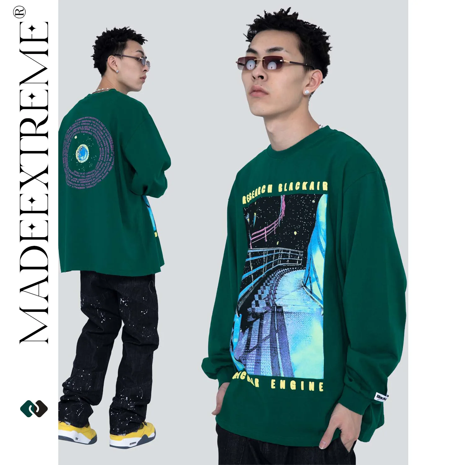 MADEEXTREME 2022 spring wash vintage long sleeve foam print street t shirt men and women graphic tees men streetwear casual tops
MADEEXTREME 2022 spring wash vintage long sleeve foam print street t shirt men and women graphic tees men streetwear casual tops