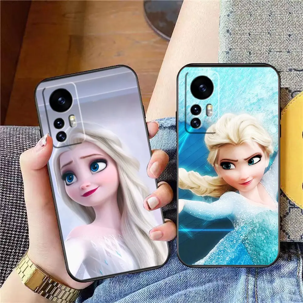 

Phone Case For Xiaomi Mi 13 12 12T 11 11T 10 9SE 9 CC9 8SE 8 6 6X 5 5S 5X Pro Tpro Lite Plus Fundas Capa Disney Princess Elsa