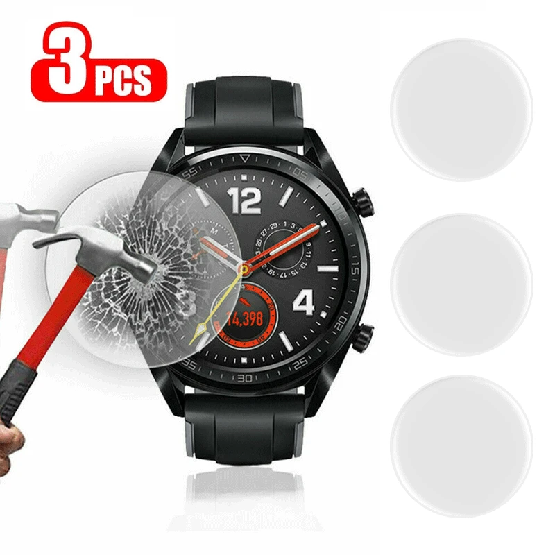 3PCS Tempered Glass Screen Protector for Huawei Watch GT3/GT3/GT2/GT2 Pro Anti-scratch Tempered Glass Film Protector
3PCS Tempered Glass Screen Protector for Huawei Watch GT3/GT3/GT2/GT2 Pro Anti-scratch Tempered Glass Film Protector