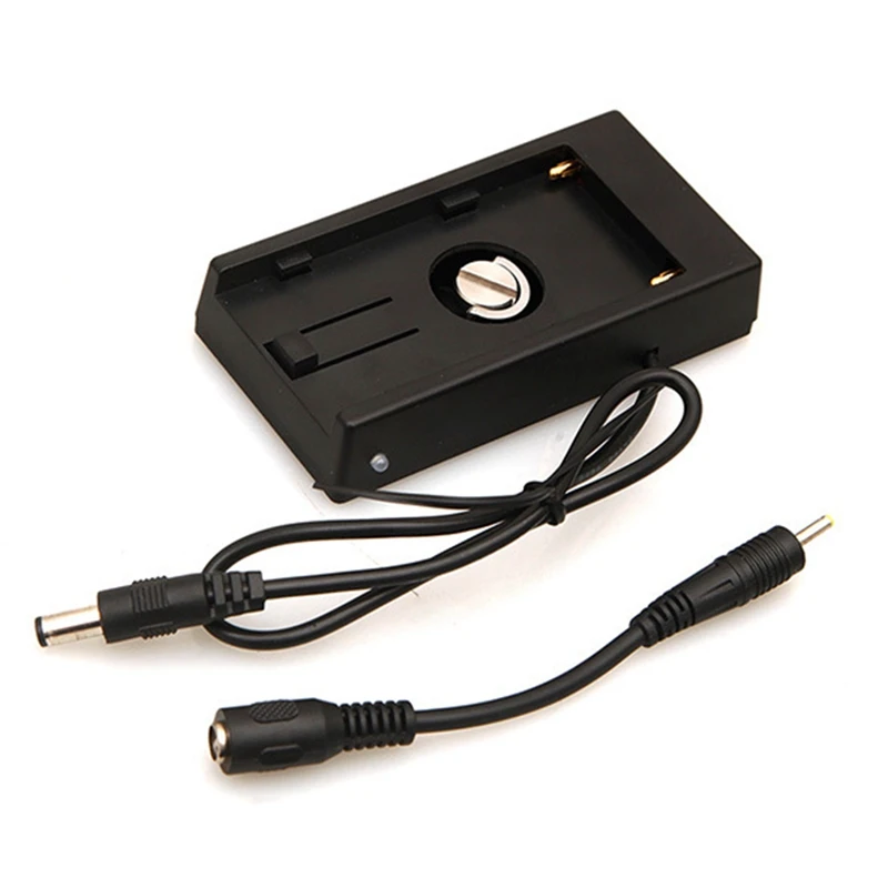 Camera Battery Adapter Buckle Plate With 7.4V DC Plug For Sony NP-F Series NP-F970 F960 F770 F750 F570
Camera Battery Adapter Buckle Plate With 7.4V DC Plug For Sony NP-F Series NP-F970 F960 F770 F750 F570