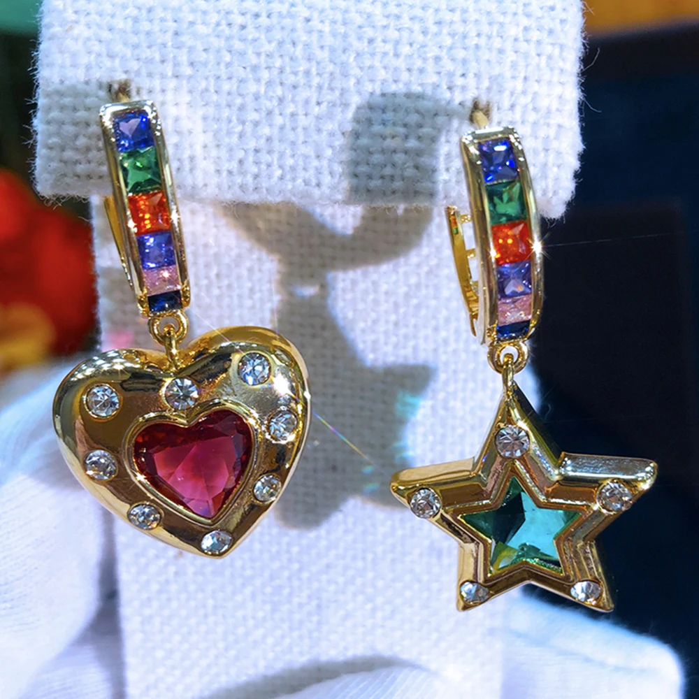 Женские серьги с фианитами SisCathy, модные роскошные серьги для пирсинга в форме сердца и звезды, аксессуары для вечеринки и выпускного вечера
Женские серьги с фианитами SisCathy, модные роскошные серьги для пирсинга в форме сердца и звезды, аксессуары для вечеринки и выпускного вечера