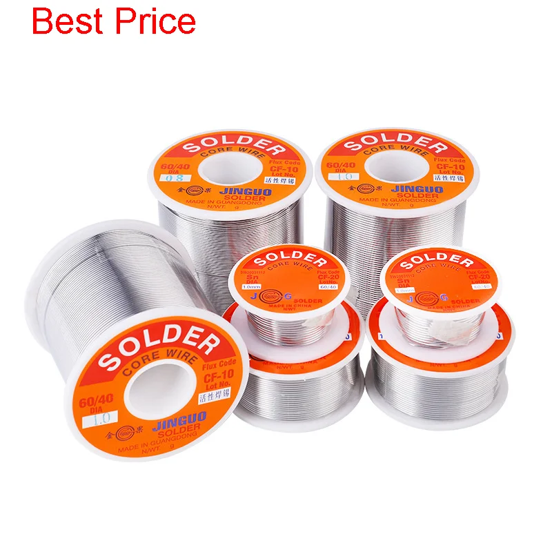 

50Pcs/lot 100G Lead Solder Wire with Rosin Solder Wire 0.8 1.0mm Lead-free Tin Wire Low Temperature Tin Wire Solder