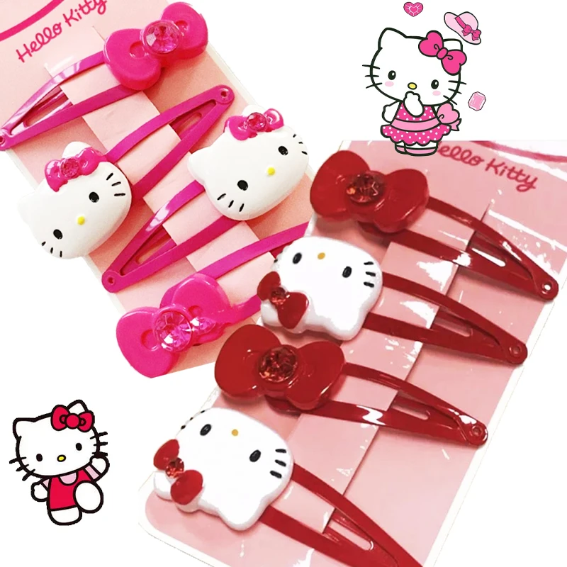 New Kawaii Hello Kitty Hairpins Cartoon Girls Bow Hair Clip Cute Sanrioed Kt Cat Bangs Clips Hair Accessories 3 Colors Kids Gift
New Kawaii Hello Kitty Hairpins Cartoon Girls Bow Hair Clip Cute Sanrioed Kt Cat Bangs Clips Hair Accessories 3 Colors Kids Gift