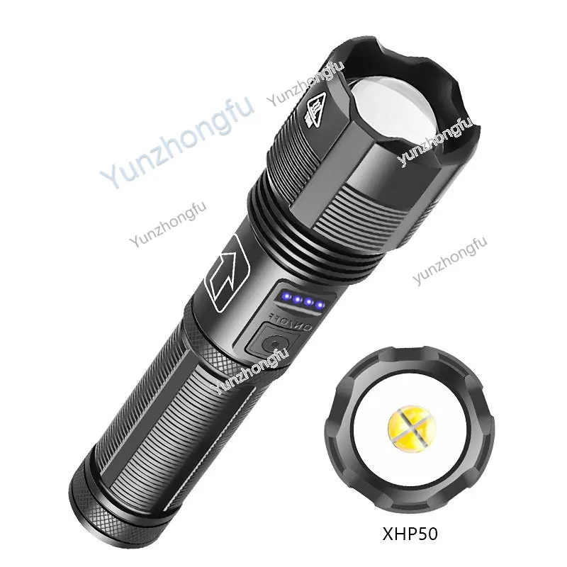Xhp50 Led Power Torch USB Rechargeable Outdoor Emergency Flashlight Xhp70 Zoom Flashlight
Xhp50 Led Power Torch USB Rechargeable Outdoor Emergency Flashlight Xhp70 Zoom Flashlight