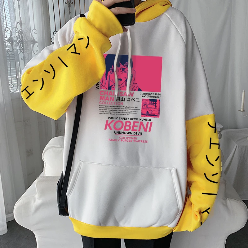Japan Manga Chainsaw Man Kobeni Higashiyama Hoodies Anime Women Sweatshirt Funny Print 2022 Winter Gothic Clothes Hoodies
Japan Manga Chainsaw Man Kobeni Higashiyama Hoodies Anime Women Sweatshirt Funny Print 2022 Winter Gothic Clothes Hoodies