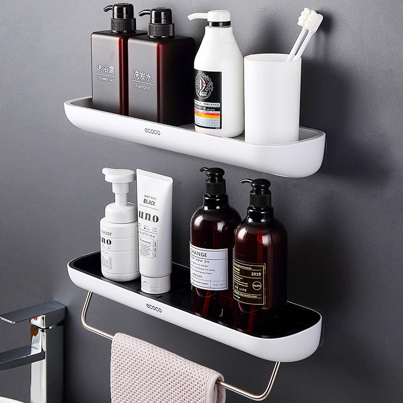 Настенный стеллаж для хранения шампуня, духов и полотенец 
Настенный стеллаж для хранения шампуня, духов и полотенец
