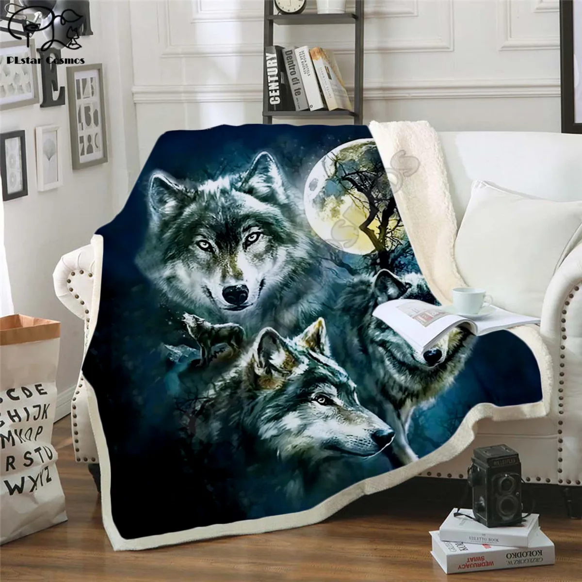 Wolf Fleece Blanket 3D full printed Wearable Blanket Adults/kids Fleece Blanket HOME ACCESSORIES drop shippng style-4
Wolf Fleece Blanket 3D full printed Wearable Blanket Adults/kids Fleece Blanket HOME ACCESSORIES drop shippng style-4