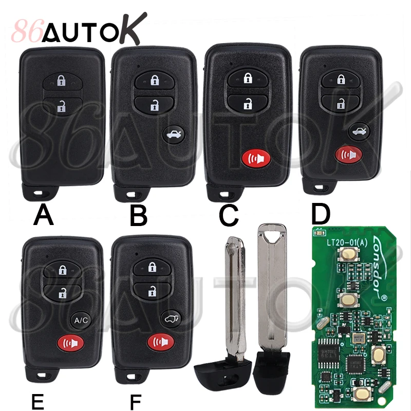 Lonsdor LT20-01EN Универсальный смарт-ключ 4D чип 312-434 МГц для Toyota RAV4 Prado Corolla Camry для Lexus ES IS LS 
Lonsdor LT20-01EN Универсальный смарт-ключ 4D чип 312-434 МГц для Toyota RAV4 Prado Corolla Camry для Lexus ES IS LS