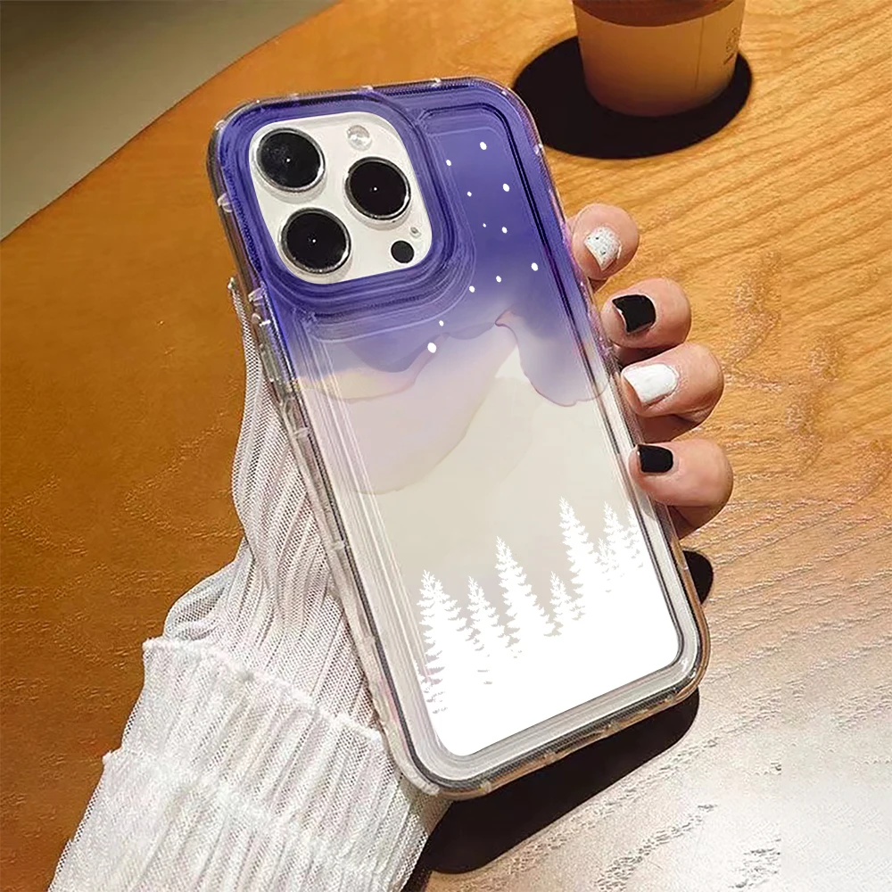 Cartoon Tree Snow Case For iPhone 14 Plus 13 Pro Max 11 12 Mini XR XSMax XS 8 Plus SE2022 Transparent Purple Gradient TPU Cases
Cartoon Tree Snow Case For iPhone 14 Plus 13 Pro Max 11 12 Mini XR XSMax XS 8 Plus SE2022 Transparent Purple Gradient TPU Cases