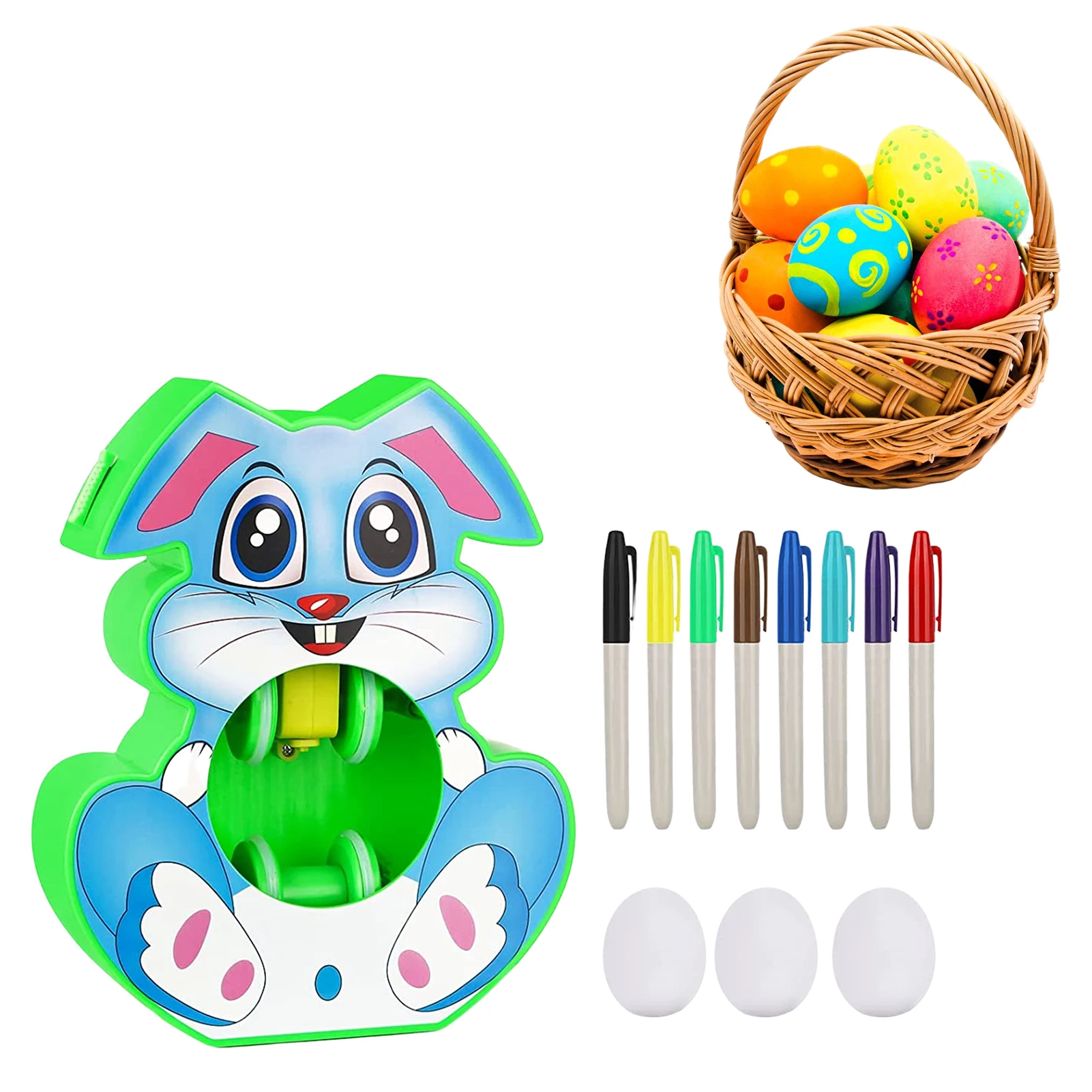 Easter Egg DIY Painting Machine Painting Toys Kit Plastic Easter Egg Decor Kit Home Ornaments Toddler Coloring Art Toys For Kids
Easter Egg DIY Painting Machine Painting Toys Kit Plastic Easter Egg Decor Kit Home Ornaments Toddler Coloring Art Toys For Kids