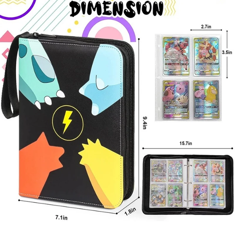 Card Collector Album with Zipper Carrying Case Binder Case for Pokemon Cards Hard Organizer Carry Cover Storage Bag
Card Collector Album with Zipper Carrying Case Binder Case for Pokemon Cards Hard Organizer Carry Cover Storage Bag