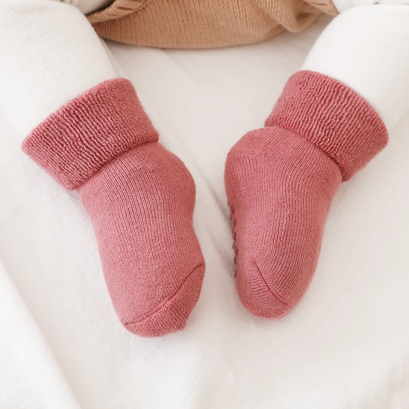 3 pairs newborn baby winter socks rubber cotton warm socks kids anti slip home slippersset thick terry socks toddler 0-3y
3 pairs newborn baby winter socks rubber cotton warm socks kids anti slip home slippersset thick terry socks toddler 0-3y
