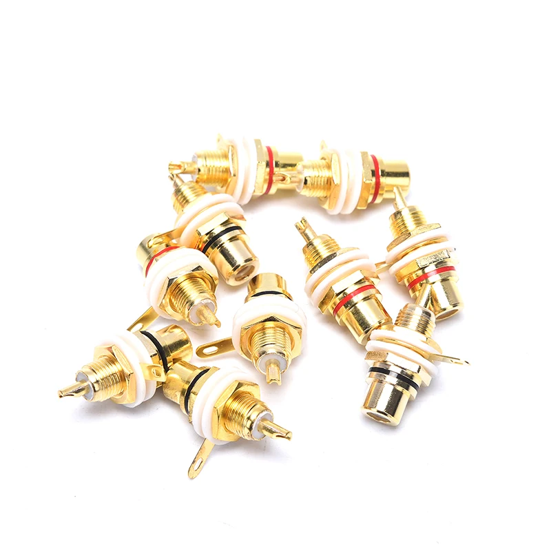10pcs/lot RCA Connector RCA Female Socket Connector Chassis Panel Mount Adapter Audio Terminal Plug 3.5mm Plug AV Plug
10pcs/lot RCA Connector RCA Female Socket Connector Chassis Panel Mount Adapter Audio Terminal Plug 3.5mm Plug AV Plug
