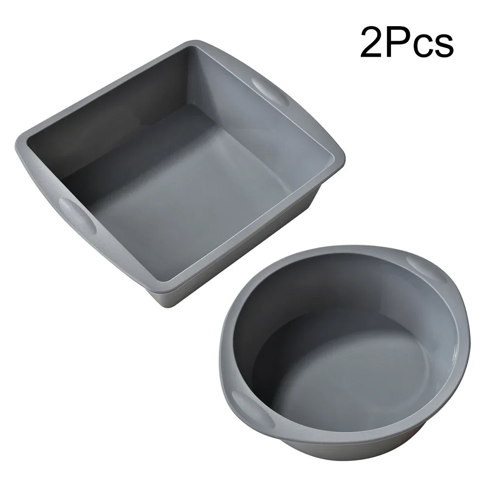 2 Упаковки Силиконовых Форм Для Выпечки, Круглые Квадратные Кухонные Инструменты С Антипригарным Покрытием
2 Упаковки Силиконовых Форм Для Выпечки, Круглые Квадратные Кухонные Инструменты С Антипригарным Покрытием