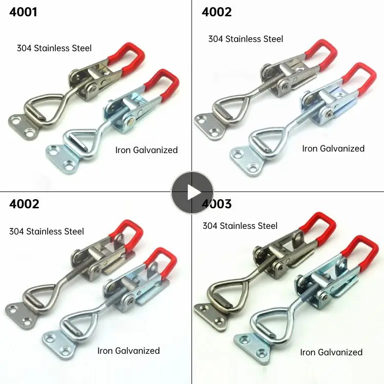 Heavy Duty Toggle Latches Toggle Catch Portable Toggle Clamp Stainless Steel Toggle Clamp Furniture Hardware 4001
Heavy Duty Toggle Latches Toggle Catch Portable Toggle Clamp Stainless Steel Toggle Clamp Furniture Hardware 4001