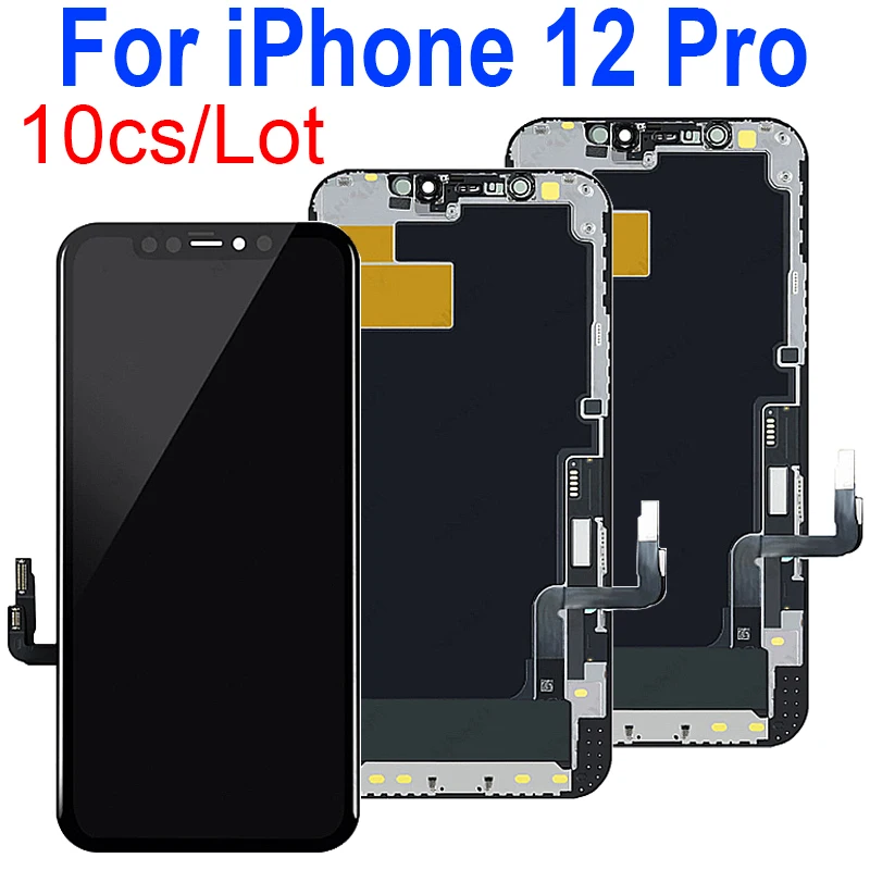 10 Pcs/Lot High Quality Display Touch Screen Digitizer Assembly Replacement For iPhone 12 Pro LCD
10 Pcs/Lot High Quality Display Touch Screen Digitizer Assembly Replacement For iPhone 12 Pro LCD